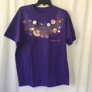 Vintage Seashell Branson T-Shirt Sz L